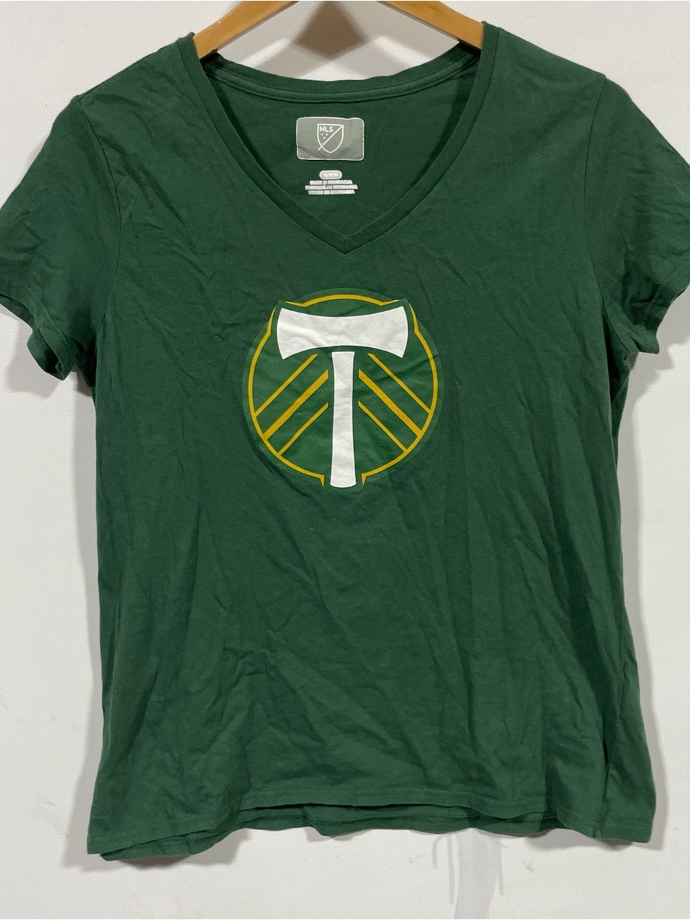 MLS Women's Short Sleeve Tee in Forest Green - M